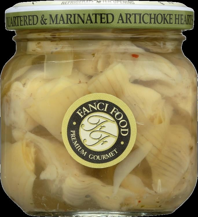 Quartered & Marinated Artichoke Hearts