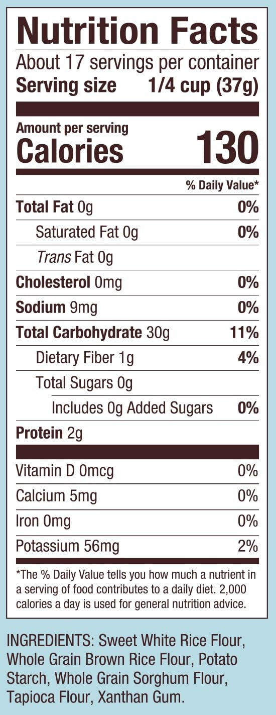 Gluten-Free 1 to 1 Baking Flour
