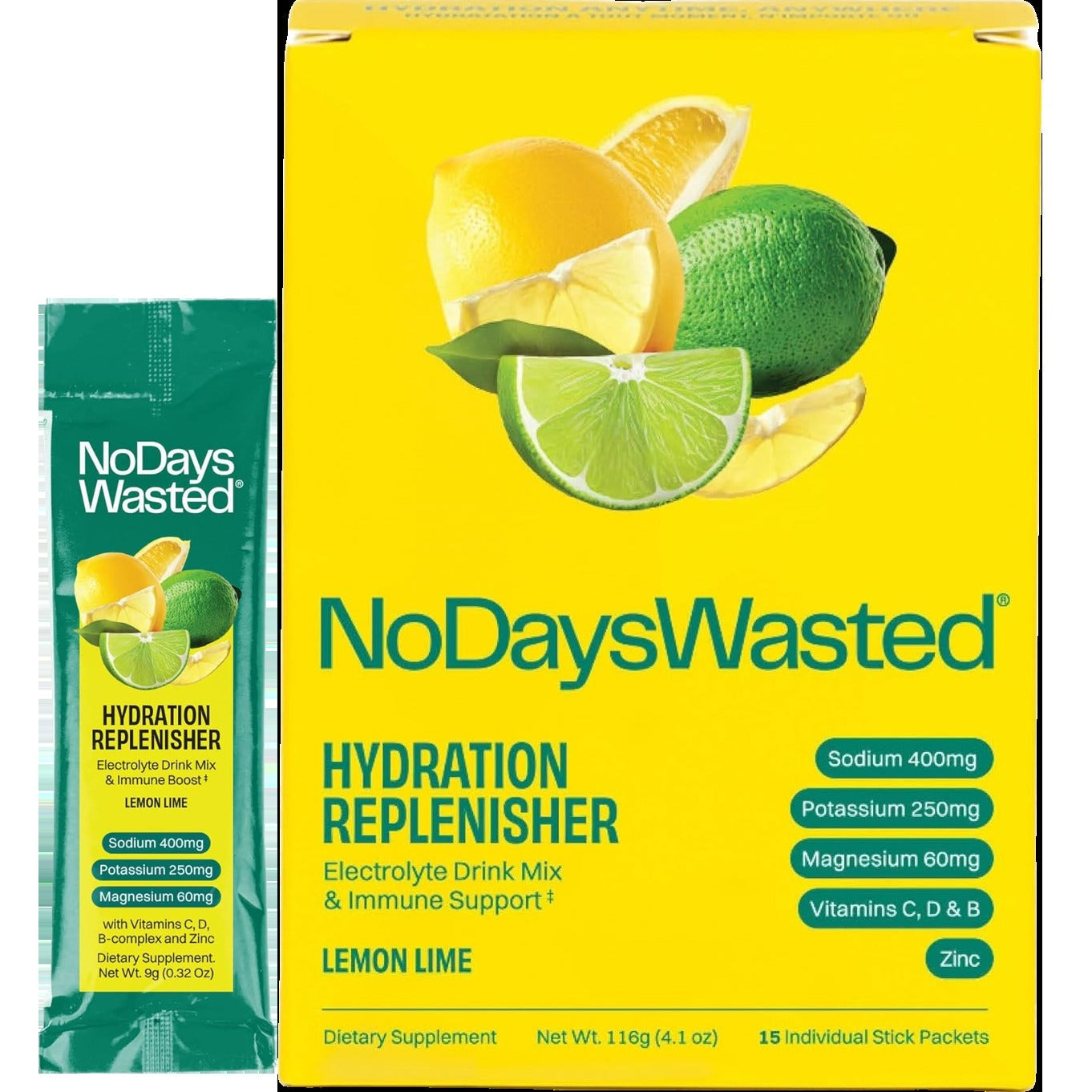 Lemon Lime Hydration Replenisher (15CT)