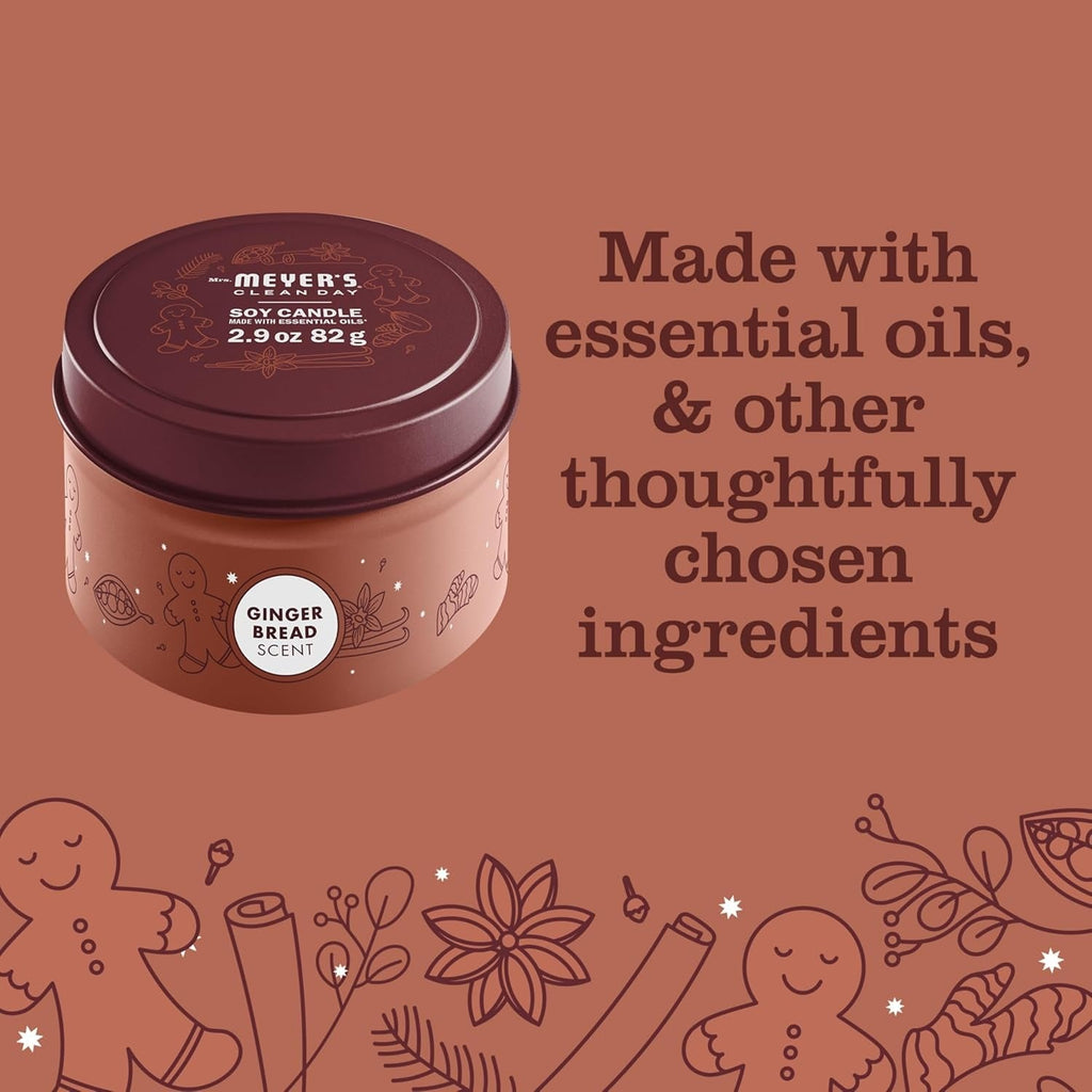 Soy Tin Candle Gingerbread