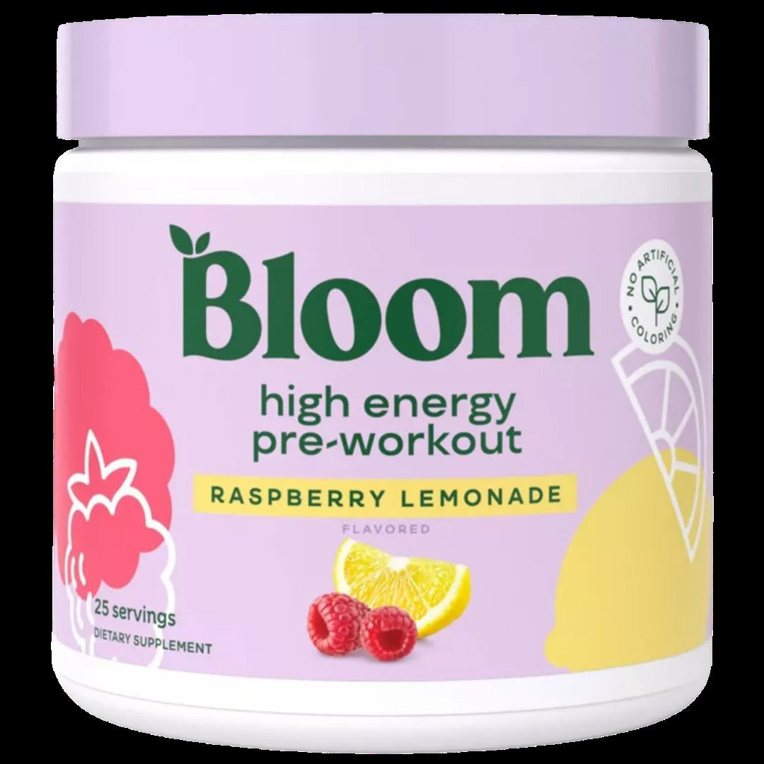 Raspberry Lemonade High-Energy Pre-Workout Supplement Powder