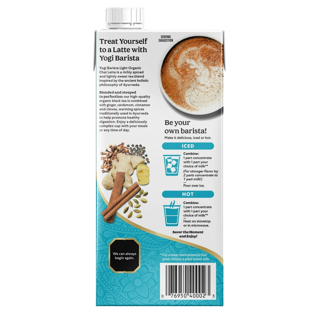 Organic Light Chai Latte Concentrate