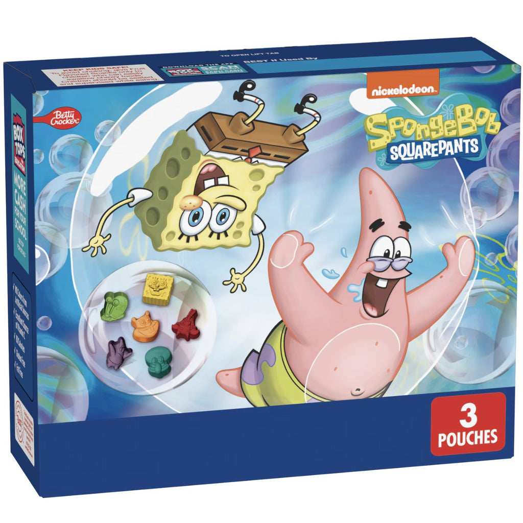 Spongebob Squarepants Assorted Fruit Flavored Snacks (3 CT)