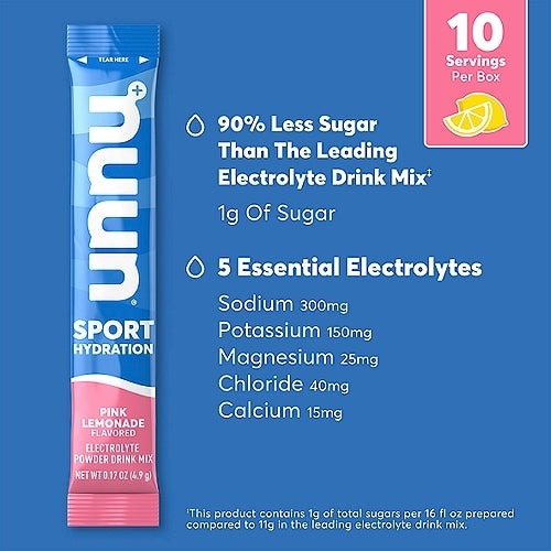 Pink Lemonade Sport Hydration Powder (10 CT)
