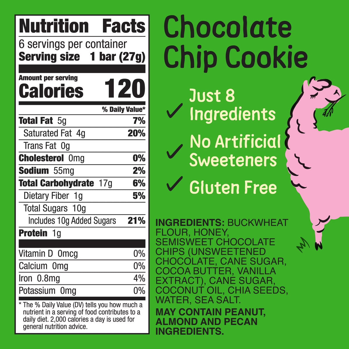 Kid Bars - Chocolate Chip Cookie (6 CT)