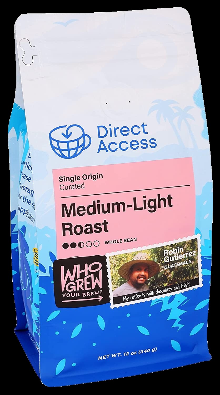 Organic Whole Bean Medium-Light Roast Coffee