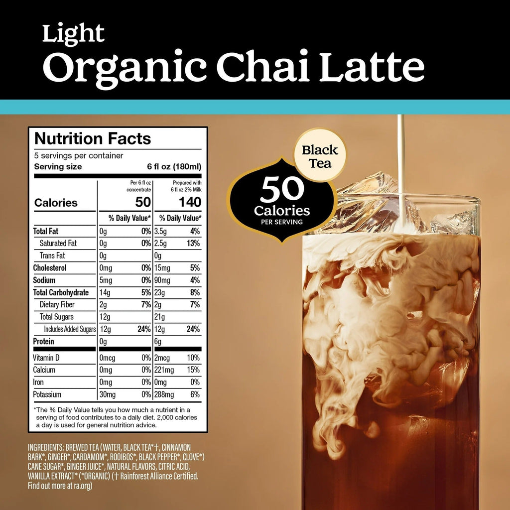 Organic Light Chai Latte Concentrate