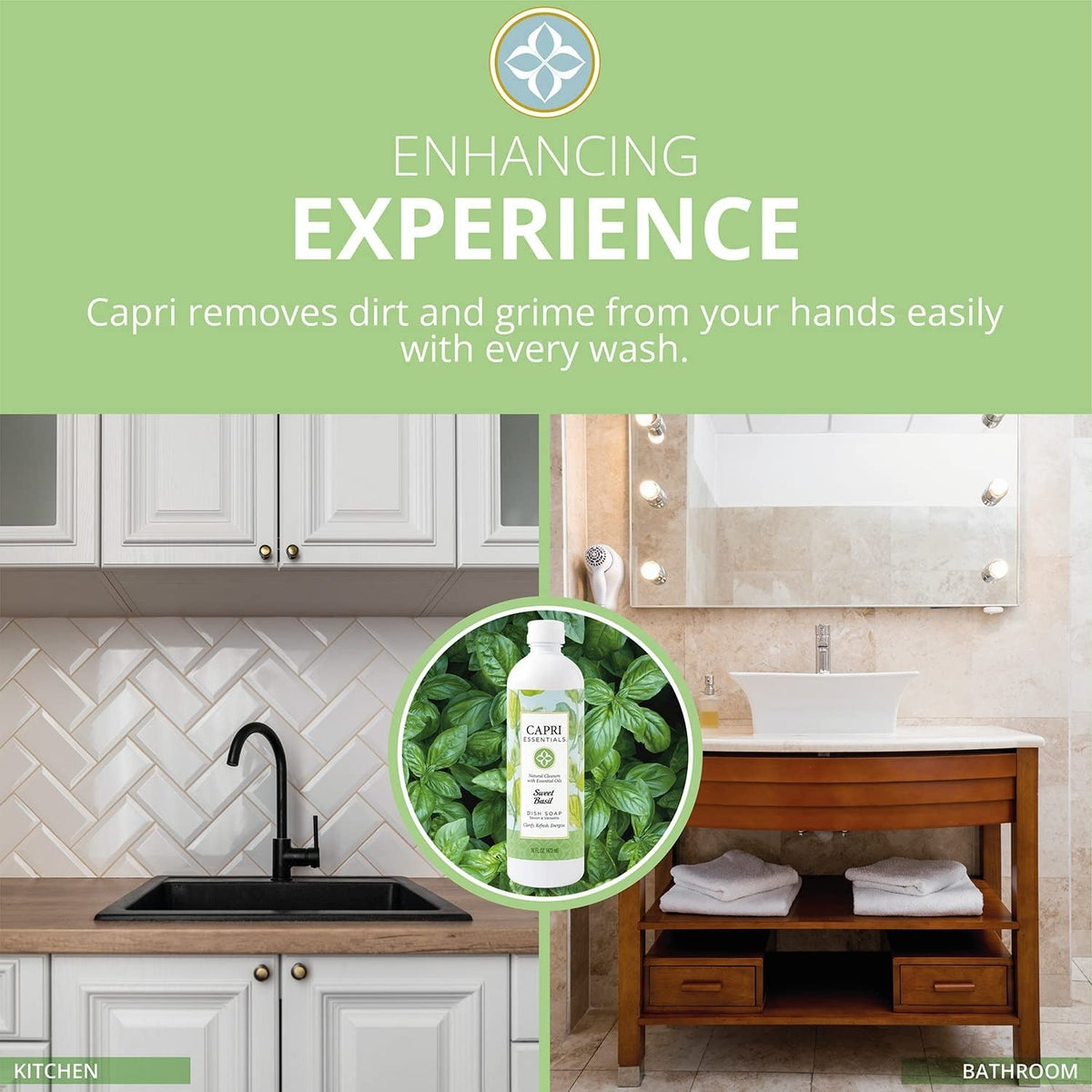 Sweet Basil Scented Dish Soap