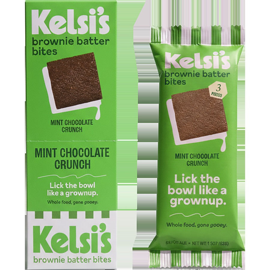 Mint Chocolate Crunch Brownie Batter Bites (8 Pack)