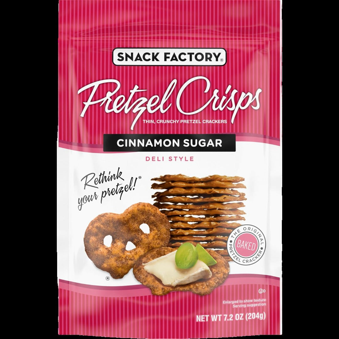 Cinnamon Sugar Pretzel Crisps