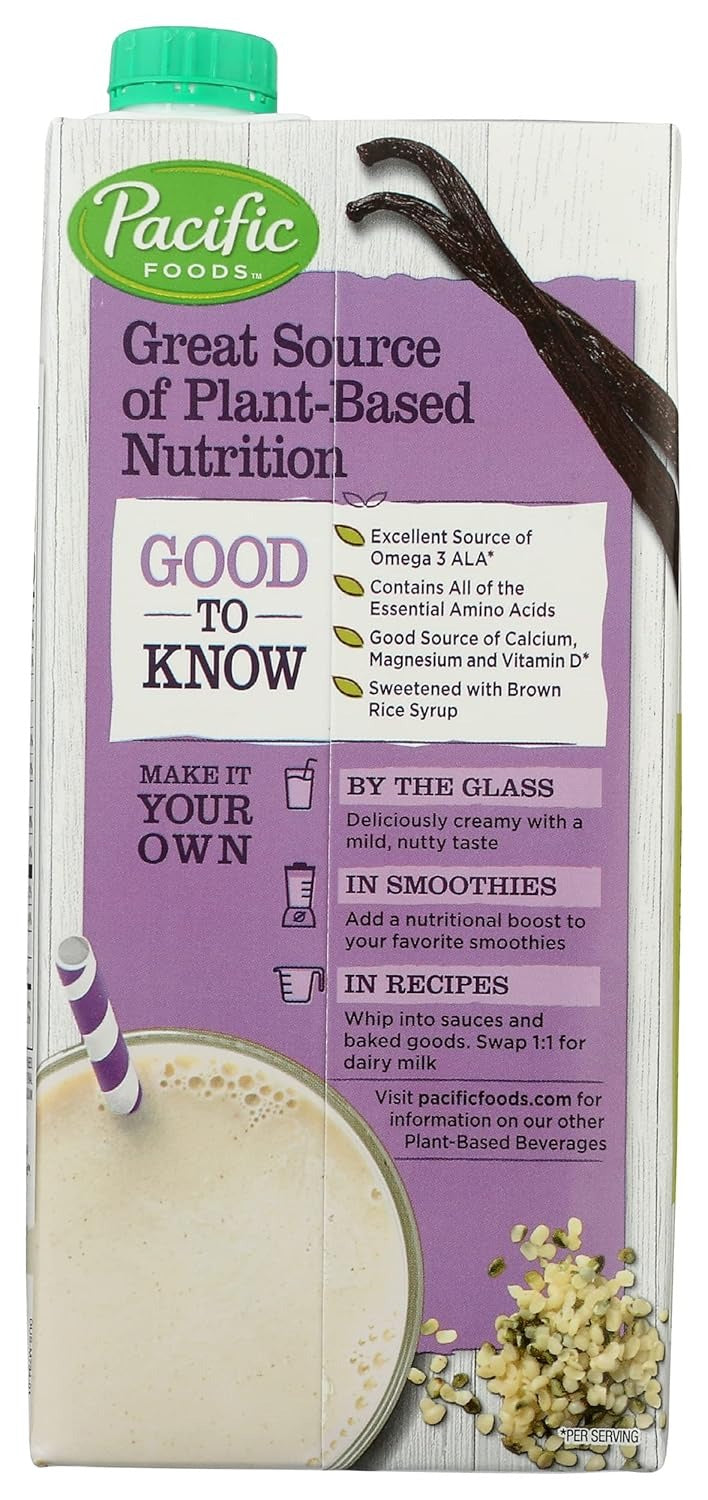 Vanilla Hemp Plant-Based Beverage