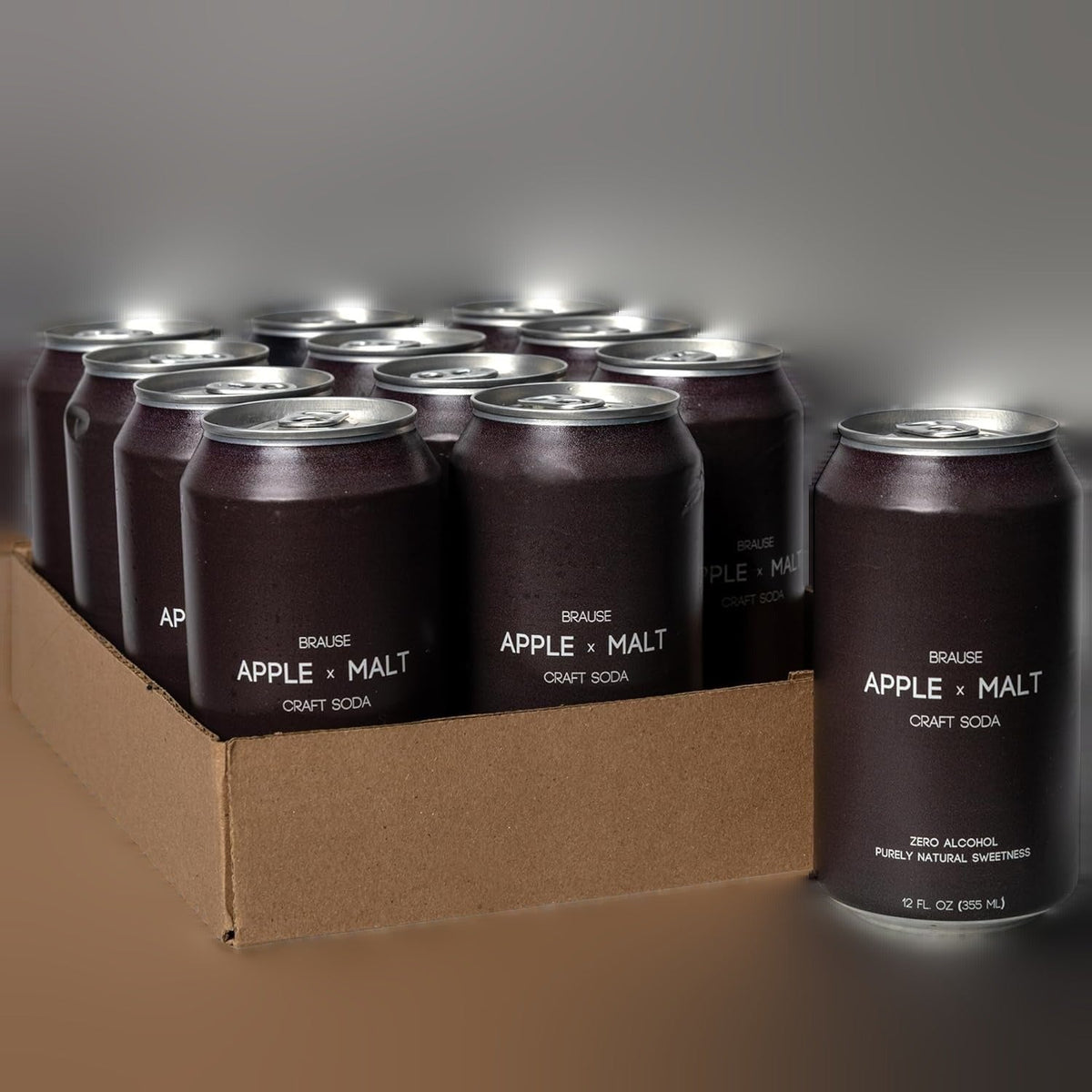 Non-Alcoholic Apple + Malt Beer (12 Pack)