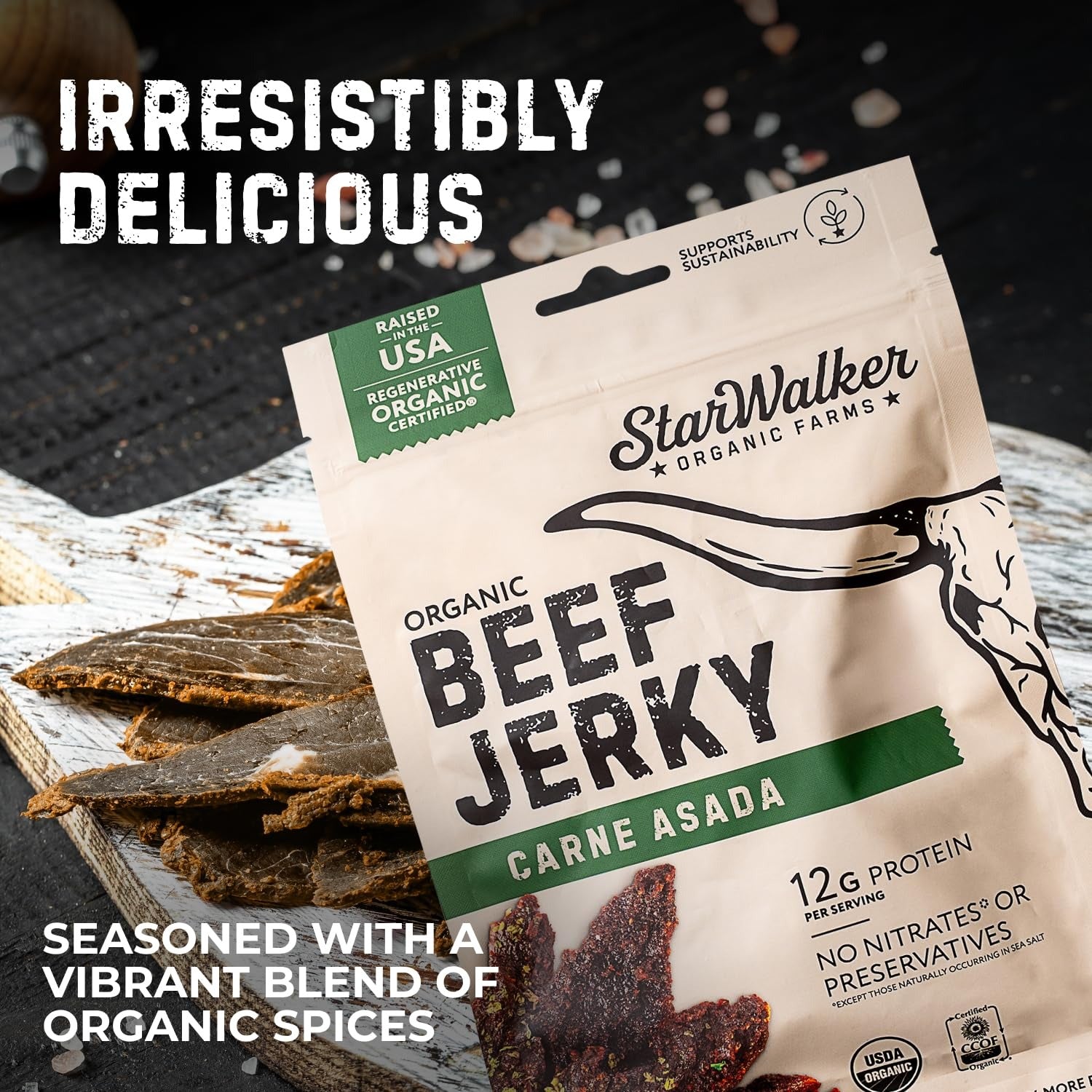 Organic Carne Asada Beef Jerky