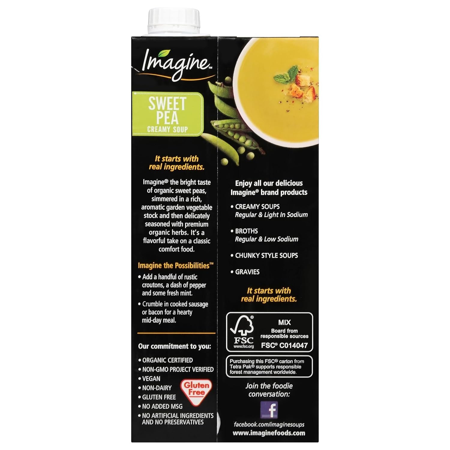 Organic Sweet Pea Soup