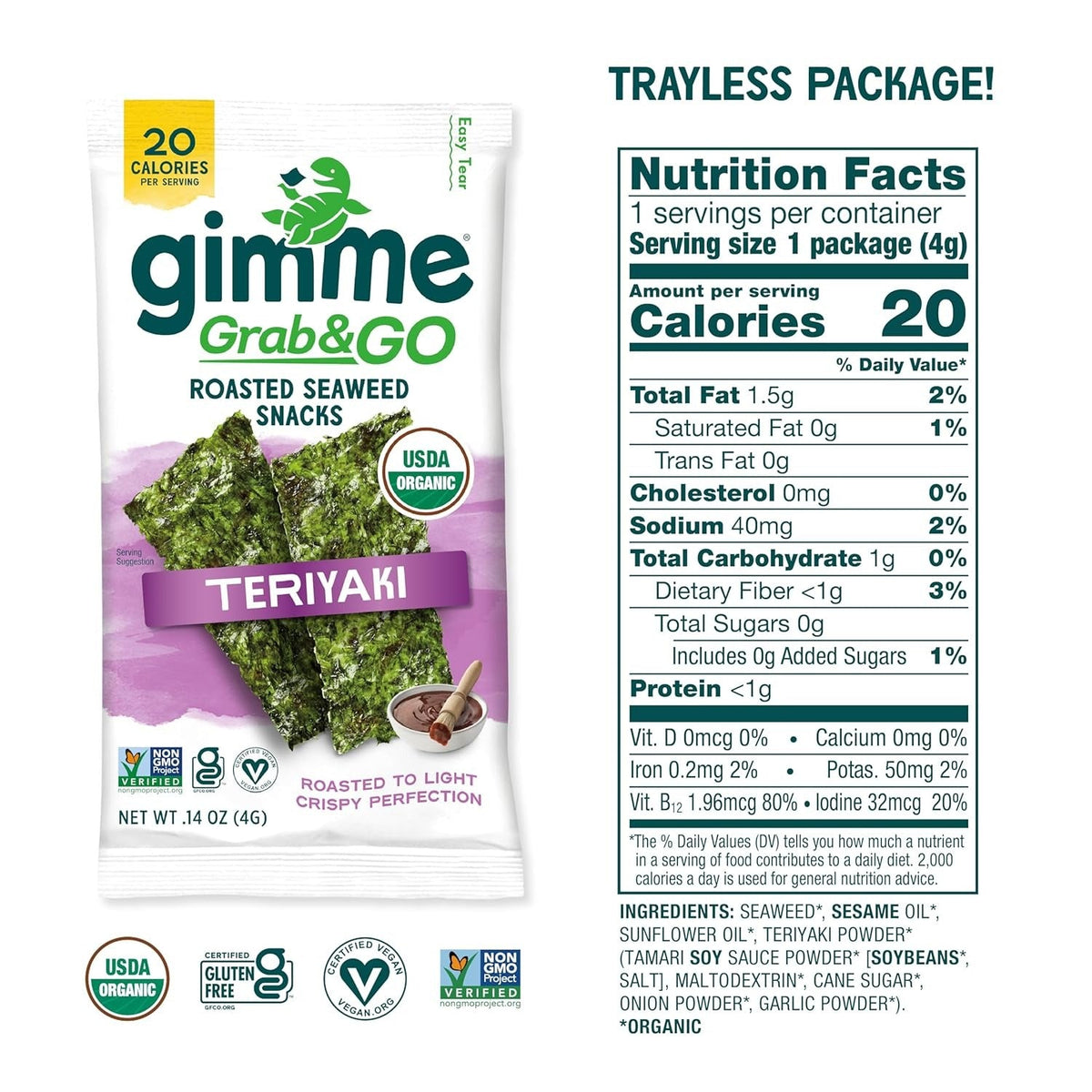 Seaweed Snacks Teriyaki (5 CT)