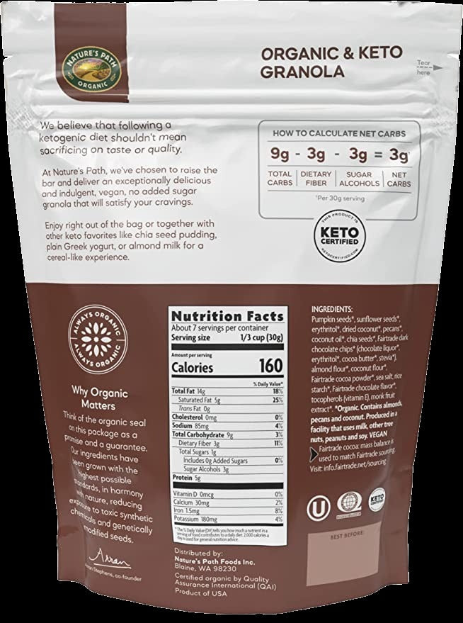 Ketola Crunch Chocolate Chip & Nut Granola