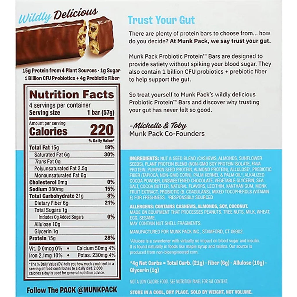 Cookie Dough Probiotic Protein Bars (4 CT)