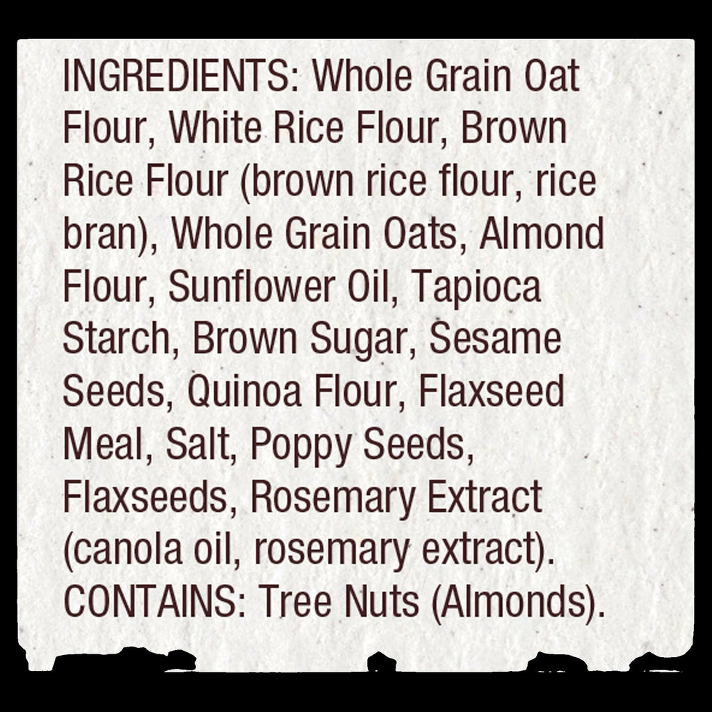 Sesame Oat Crackers