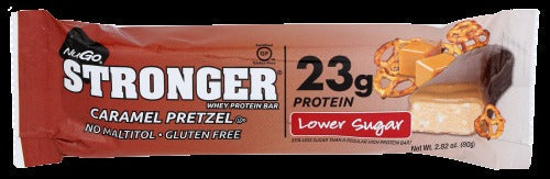 Stronger Caramel Pretzel Bar