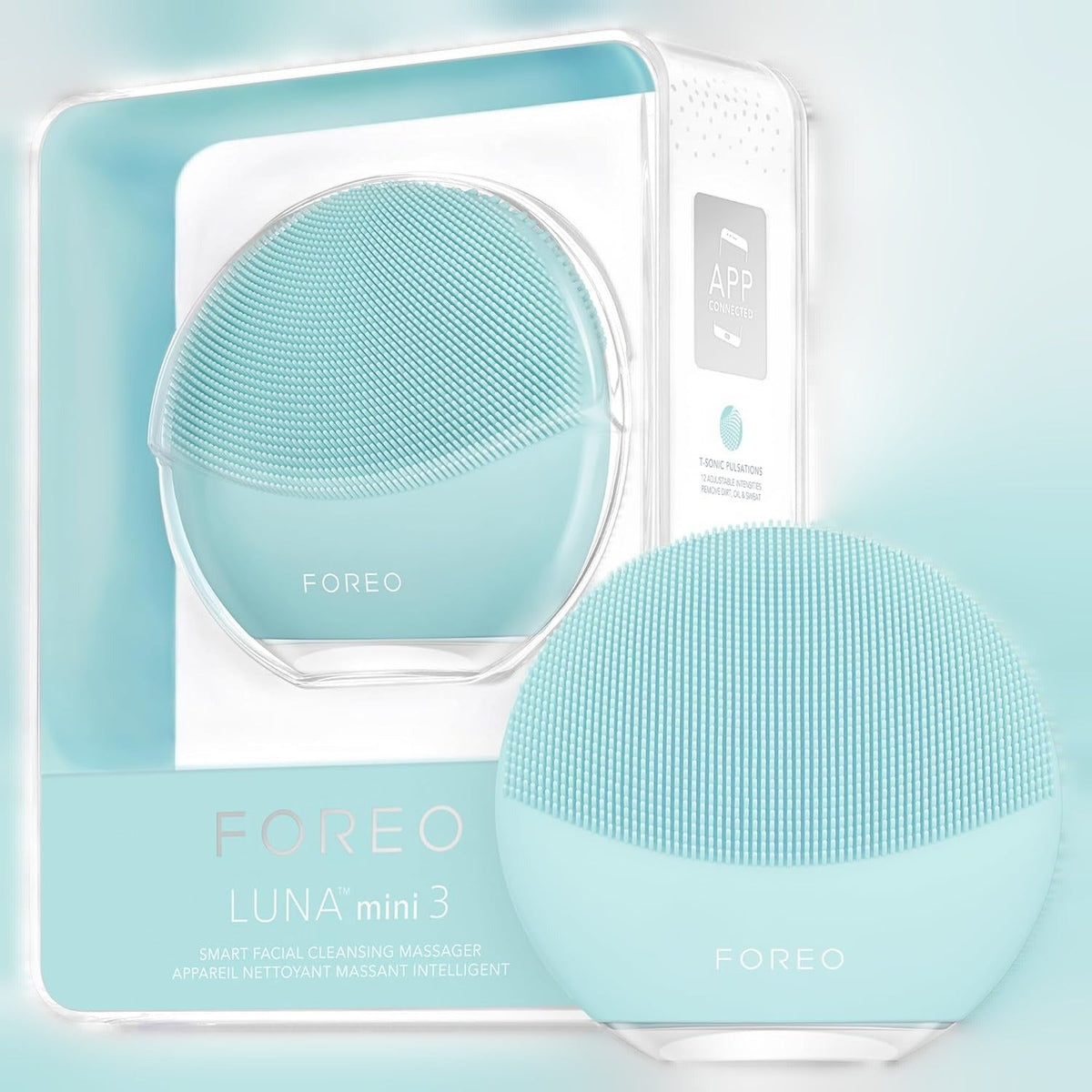 Luna Mini 3 Smart Facial Cleansing & Firming Device - Mint