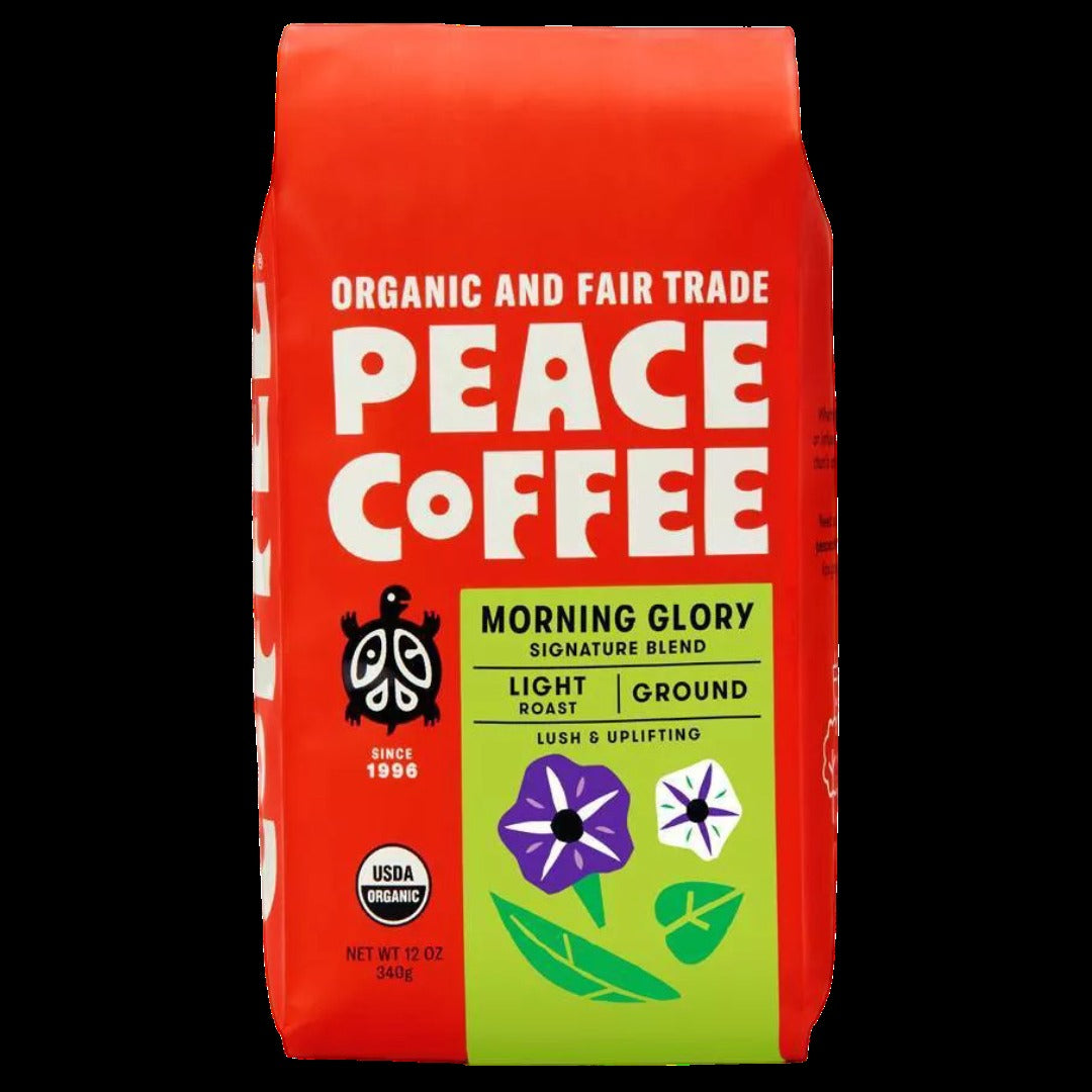 Organic Morning Glory Light Roast Ground Coffee