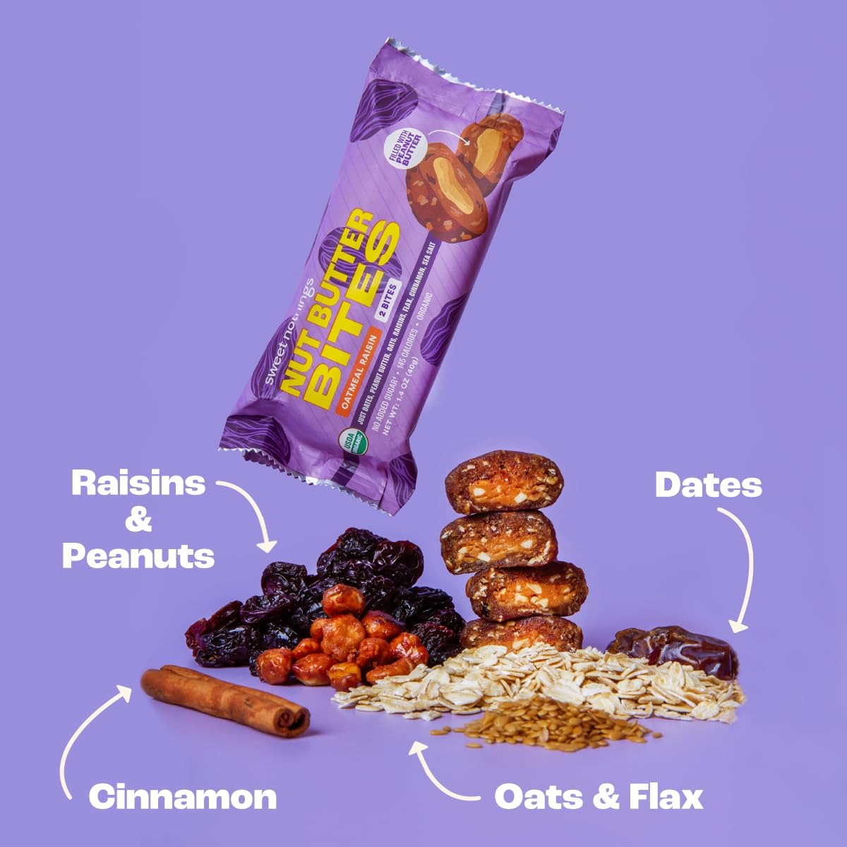 Oatmeal Raisin and Peanut Butter Bites (12 CT)