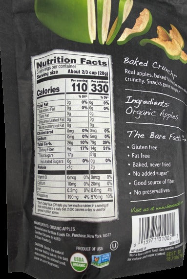 Organic Granny Smith Apple Chips