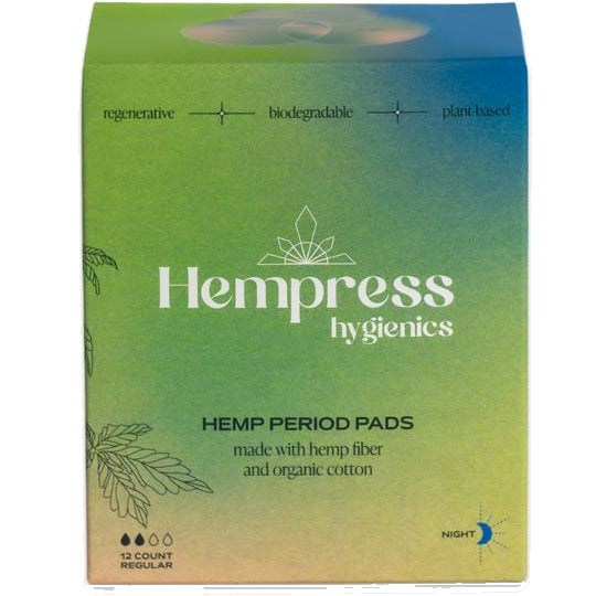 Hemp Night Regular Pads (12 CT)