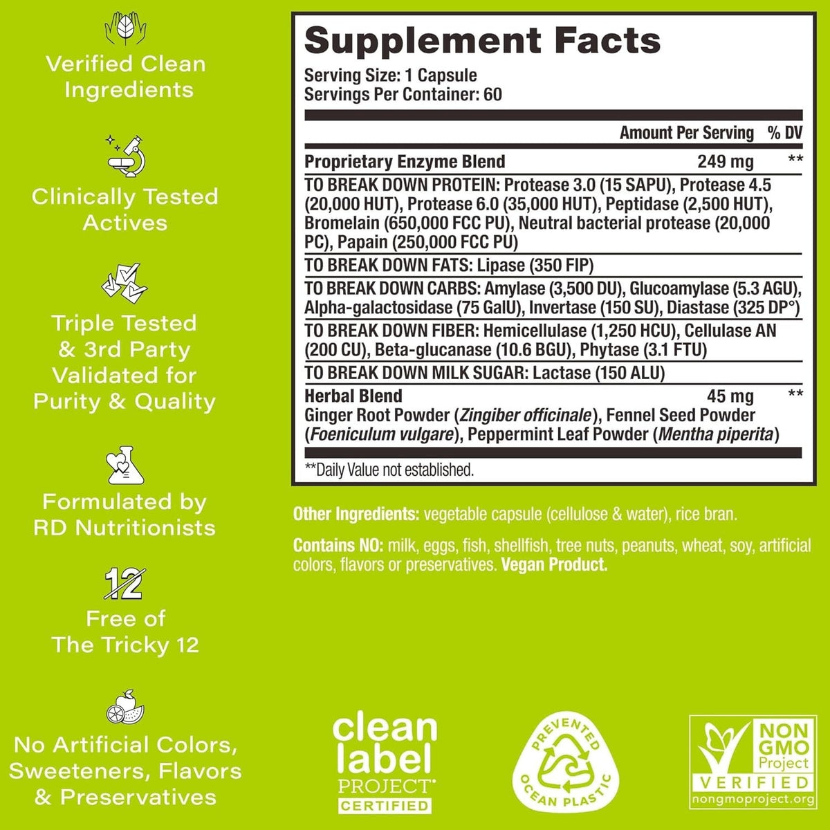 Flatter Me - For Bloating and Digestive Health (60 CT)