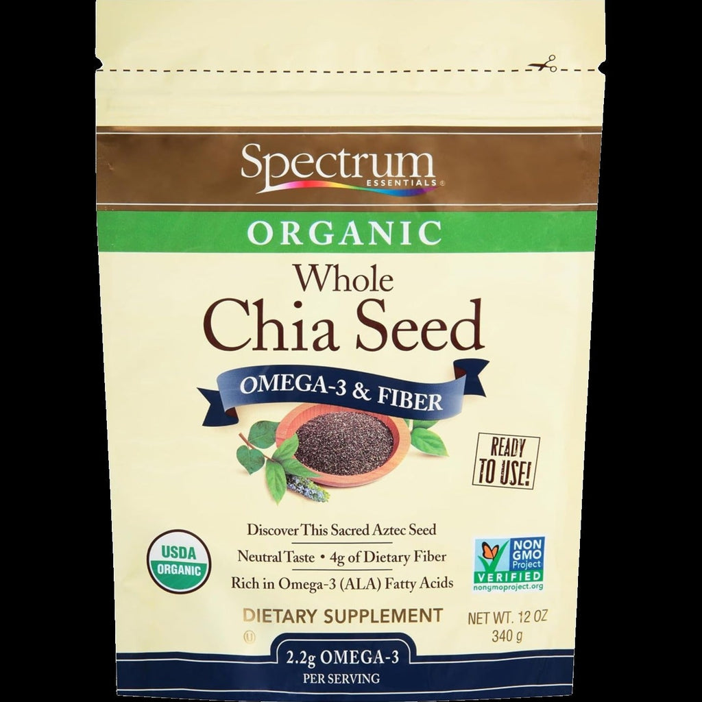 Organic Omega-3 & Fiber Whole Chia Seed