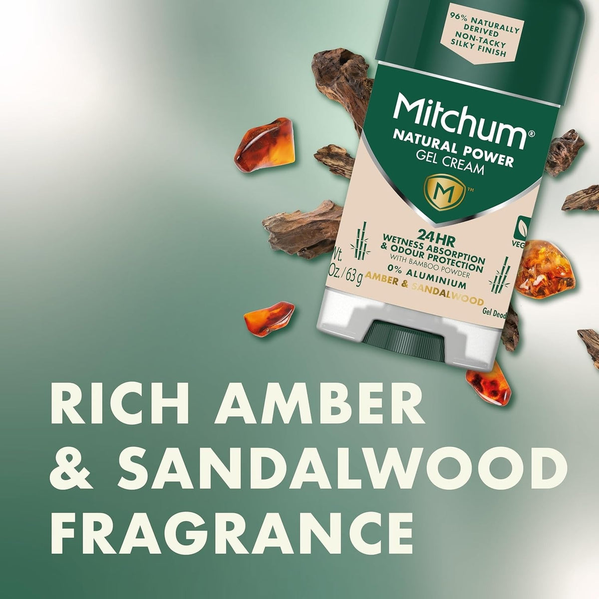 Men Amber & Sandalwood Gel Crème