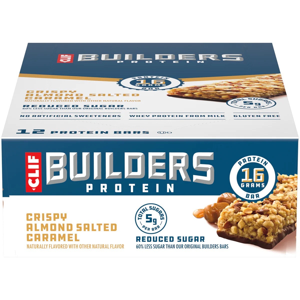 Crispy Almond Salted Caramel Protein Bars (12 CT)
