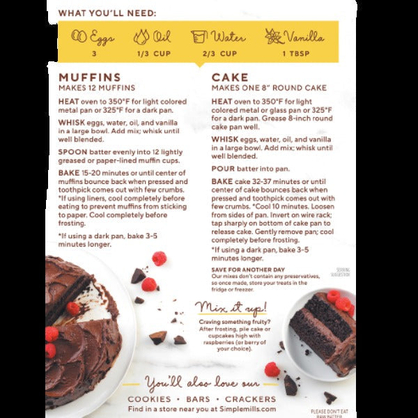 Almond Flour Chocolate Muffin & Cake Baking Mix