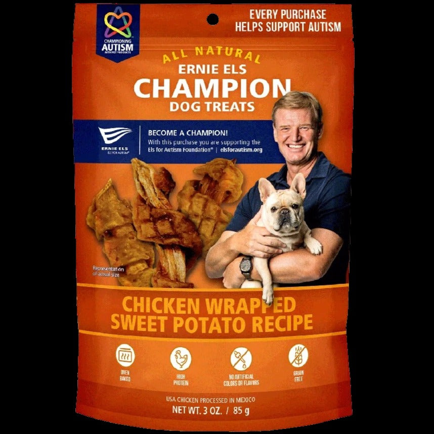 Chicken Wrapped Sweet Potato Dog Treats