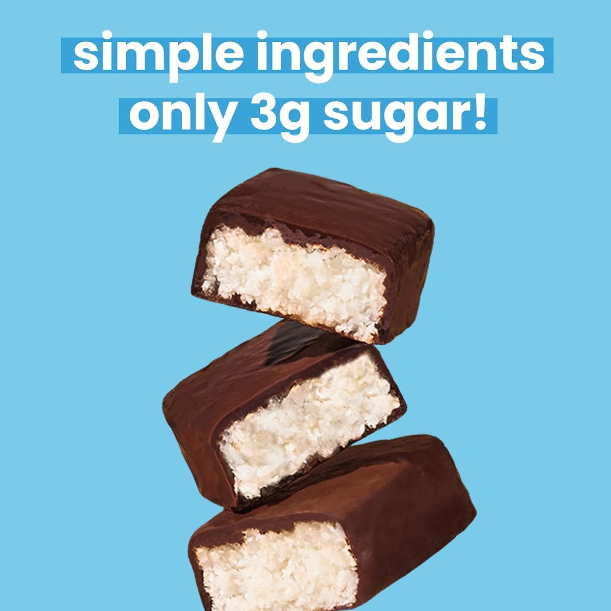 Dark Chocolate Coconut Bars (40 Pack)