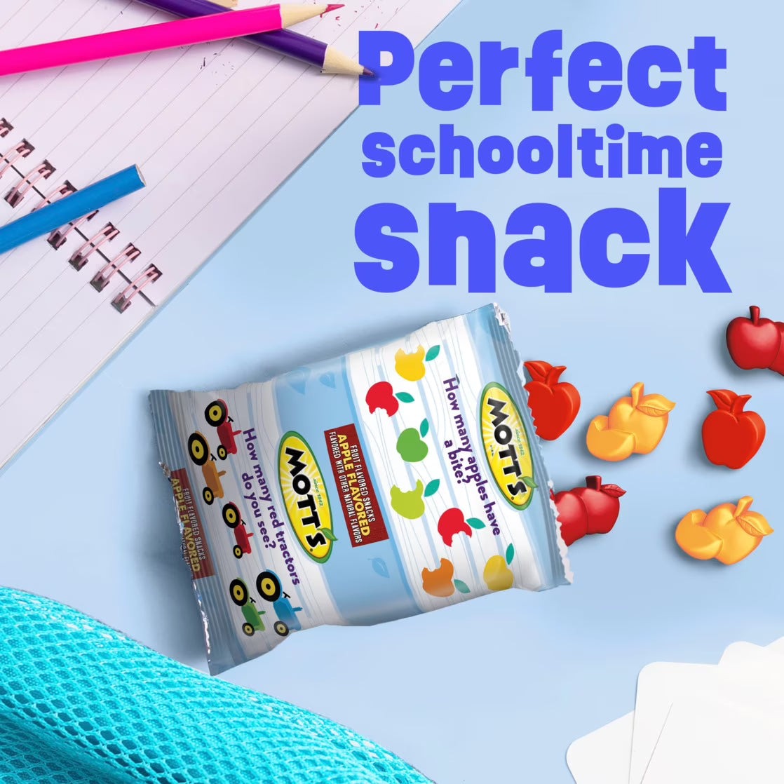 Apple Flavored Fruit Snacks (40 Pouches)