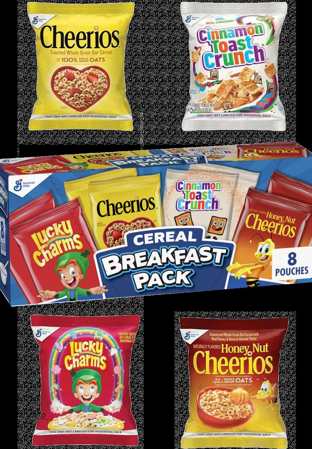 Breakfast Cereal Variety Pack (8CT)