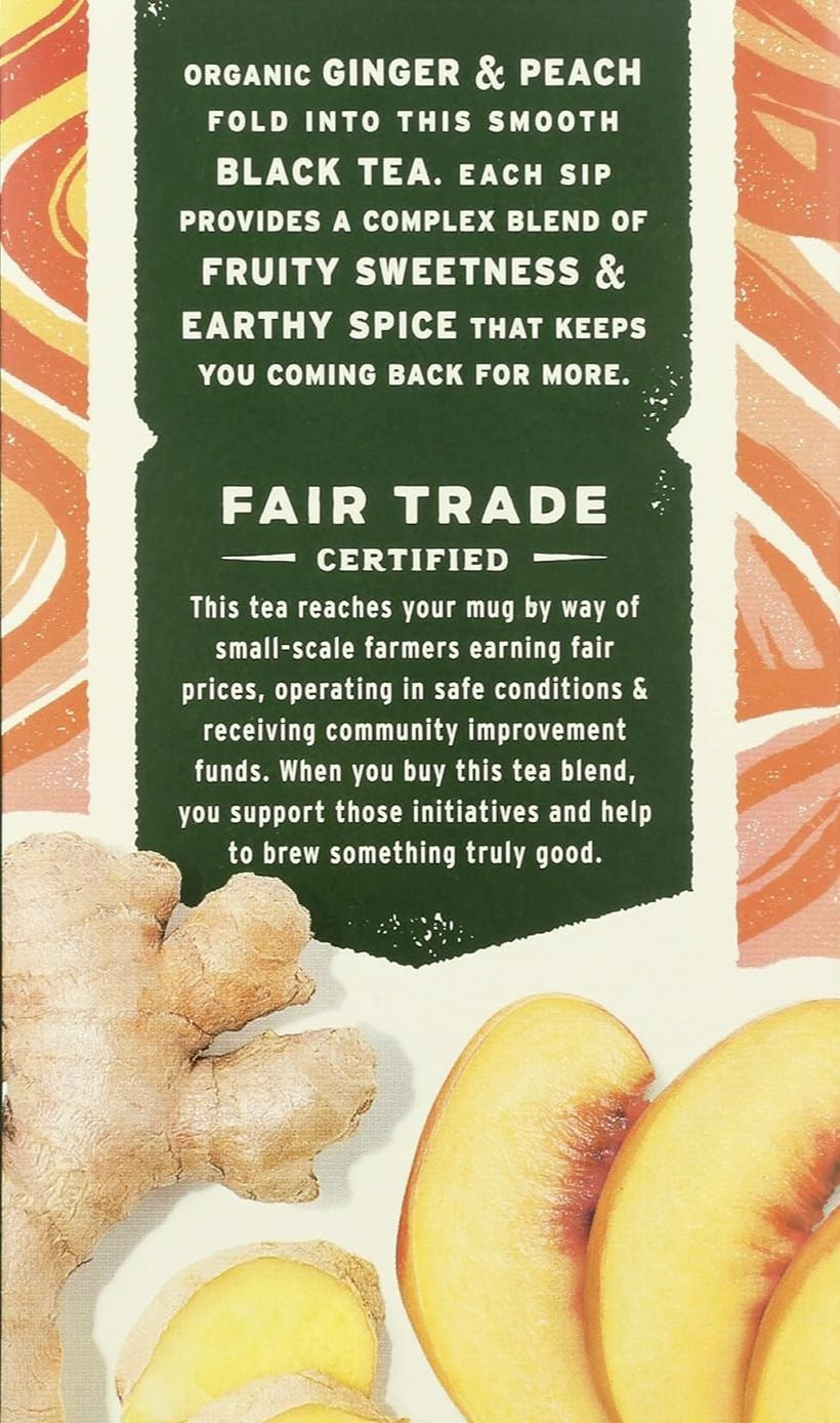 Organic Ginger Peach Black Tea
