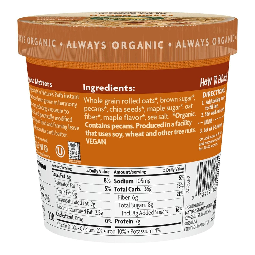 Maple Pecan Oatmeal (12 Pack)
