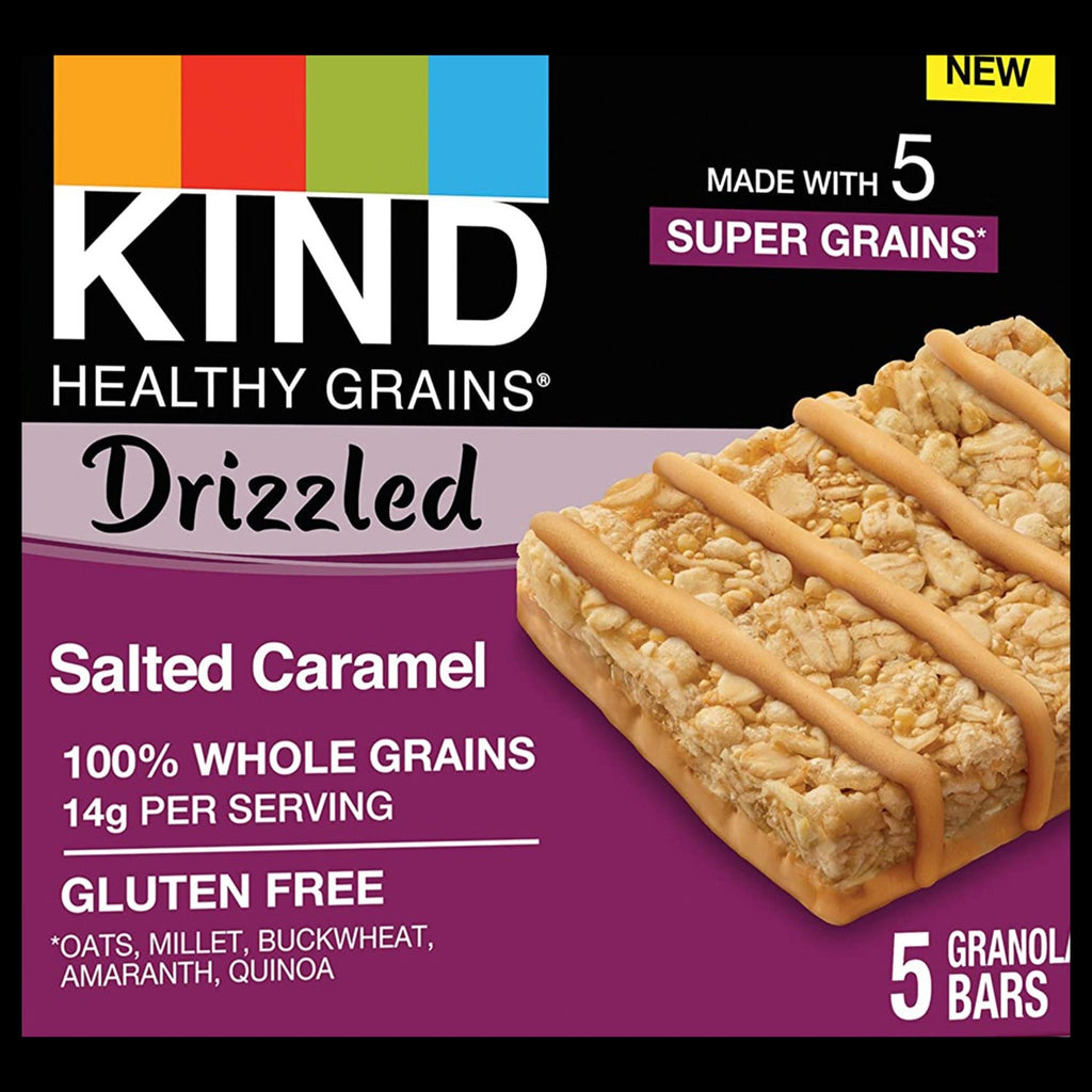 Salted Caramel Drizzled Granola Bars (5 CT)