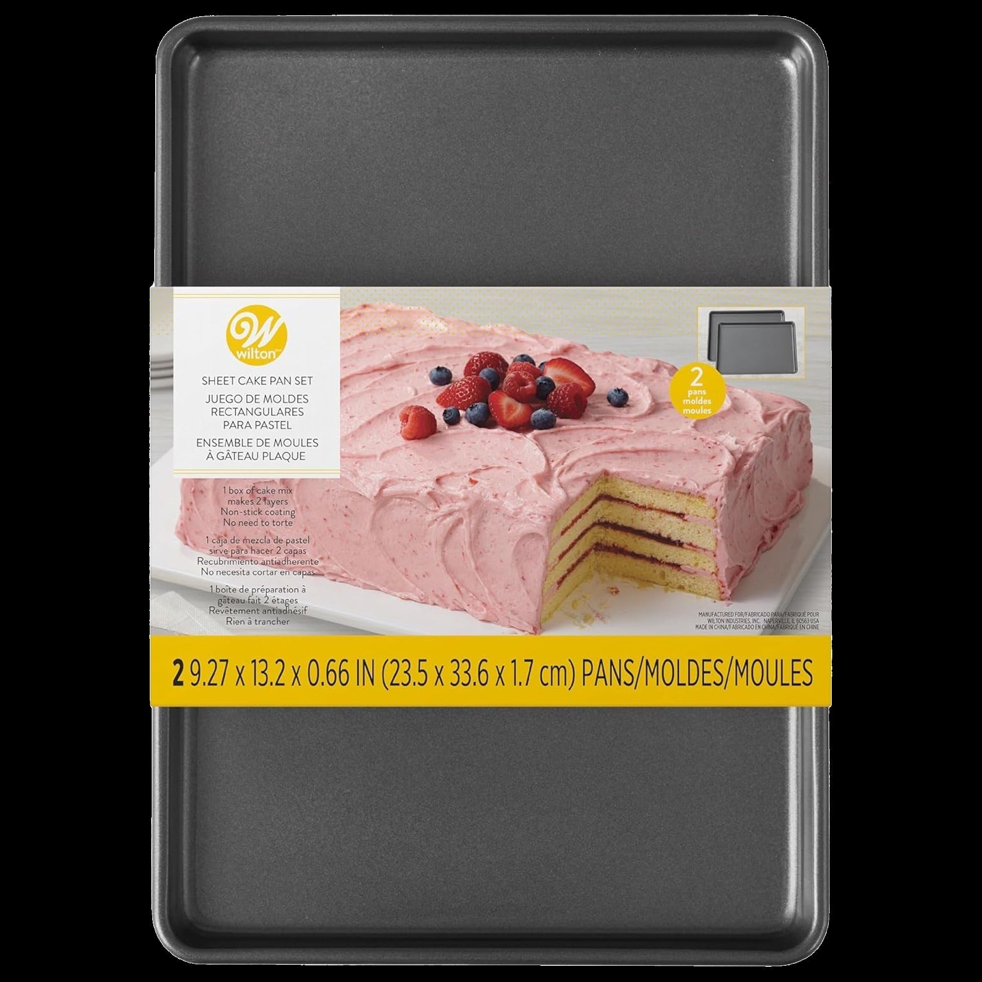 Easy Layers Sheet Cake Pan, Rectangle Sheet Pan (2 CT)