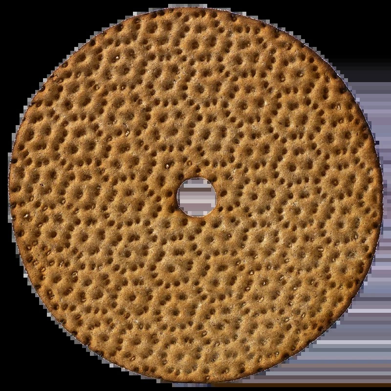 Round Brown-baked Crispbread
