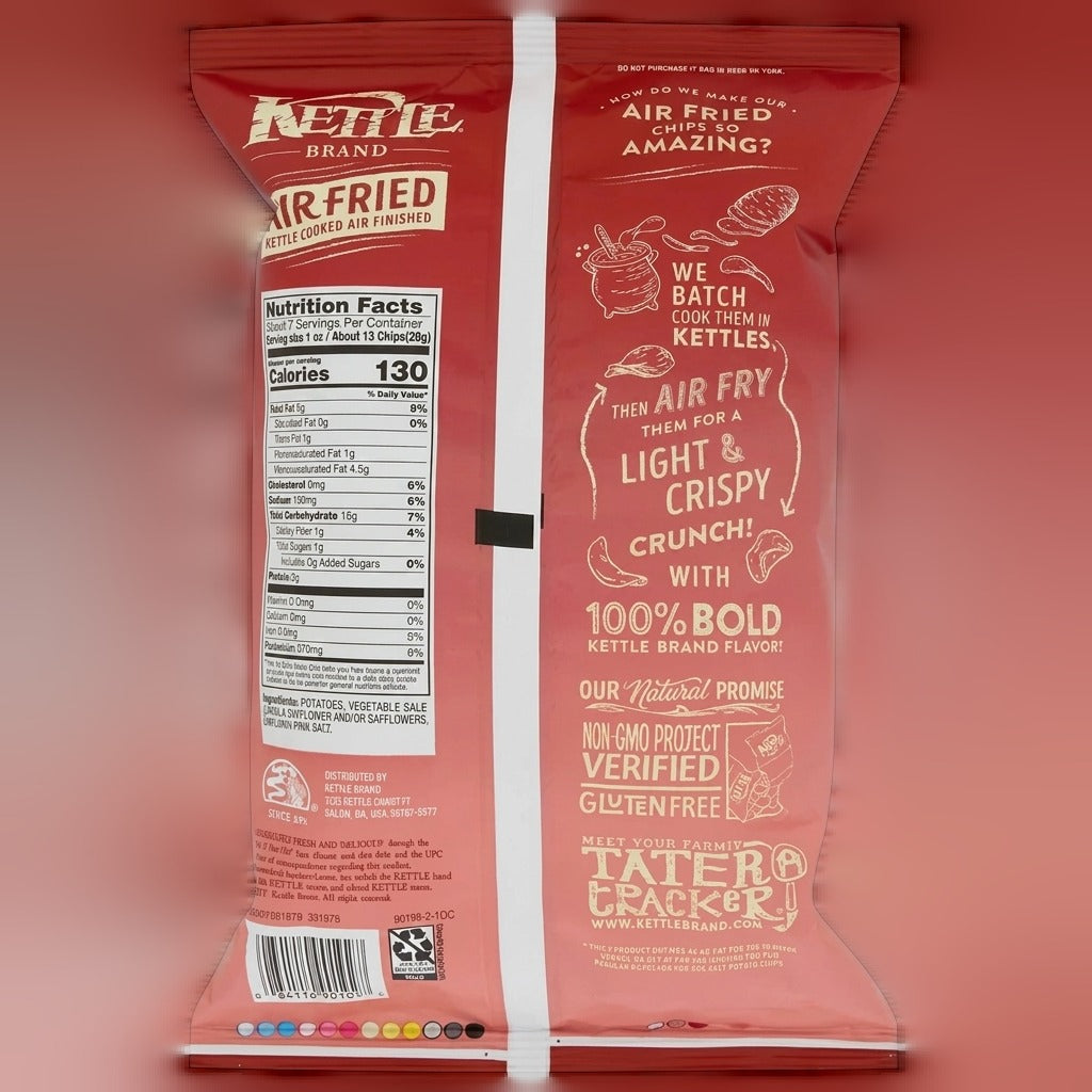 Himalayan Salt Air Fried Potato Chips