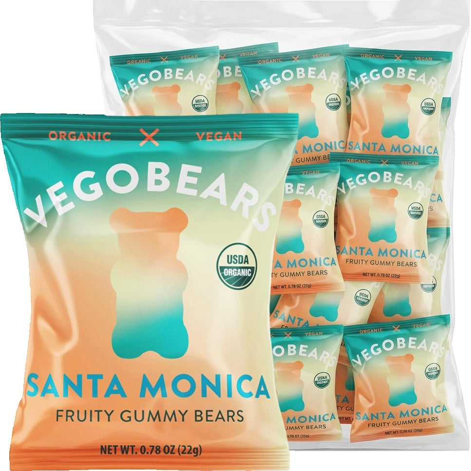 Organic Fruity Gummy Bears - Santa Monica (25 CT)