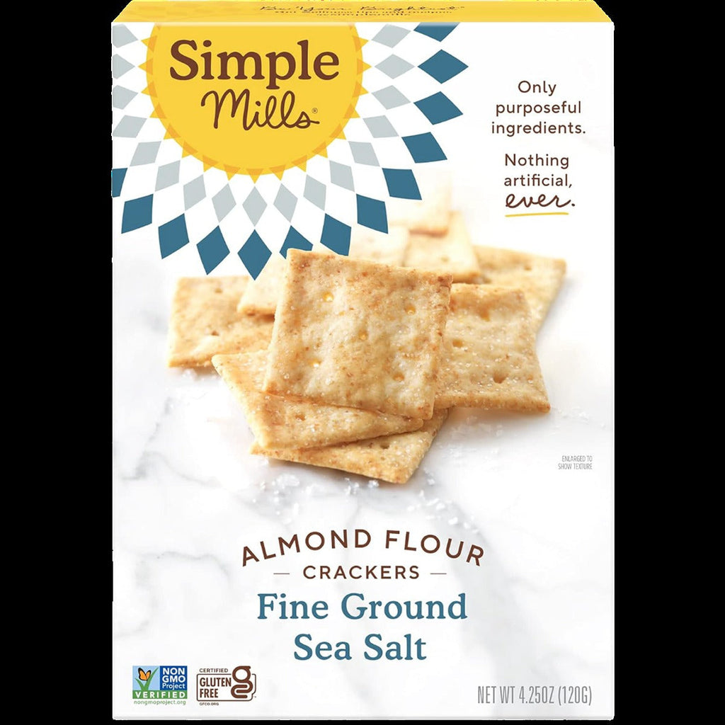 Fine Ground Sea Salt Almond Flour Crackers