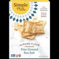 Fine Ground Sea Salt Almond Flour Crackers