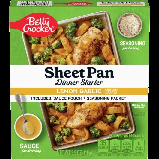 Lemon Garlic Sheet Pan Dinner Starter
