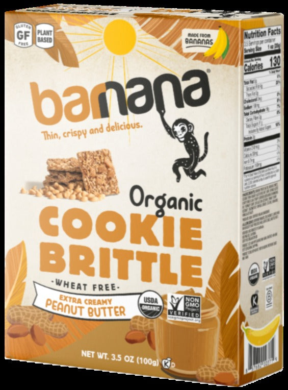 Banana Cookie Brittle - Peanut Butter