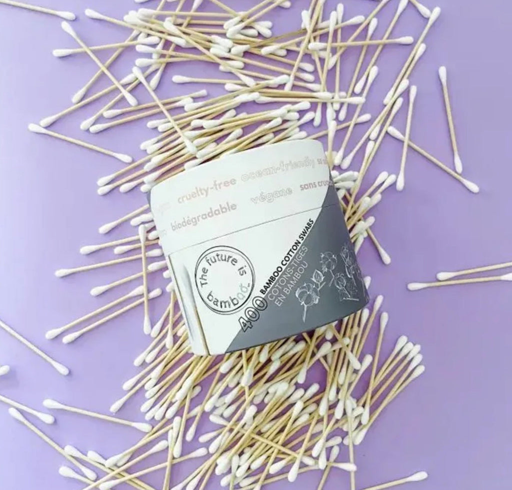 100% Bamboo Cotton Swabs (400 CT)