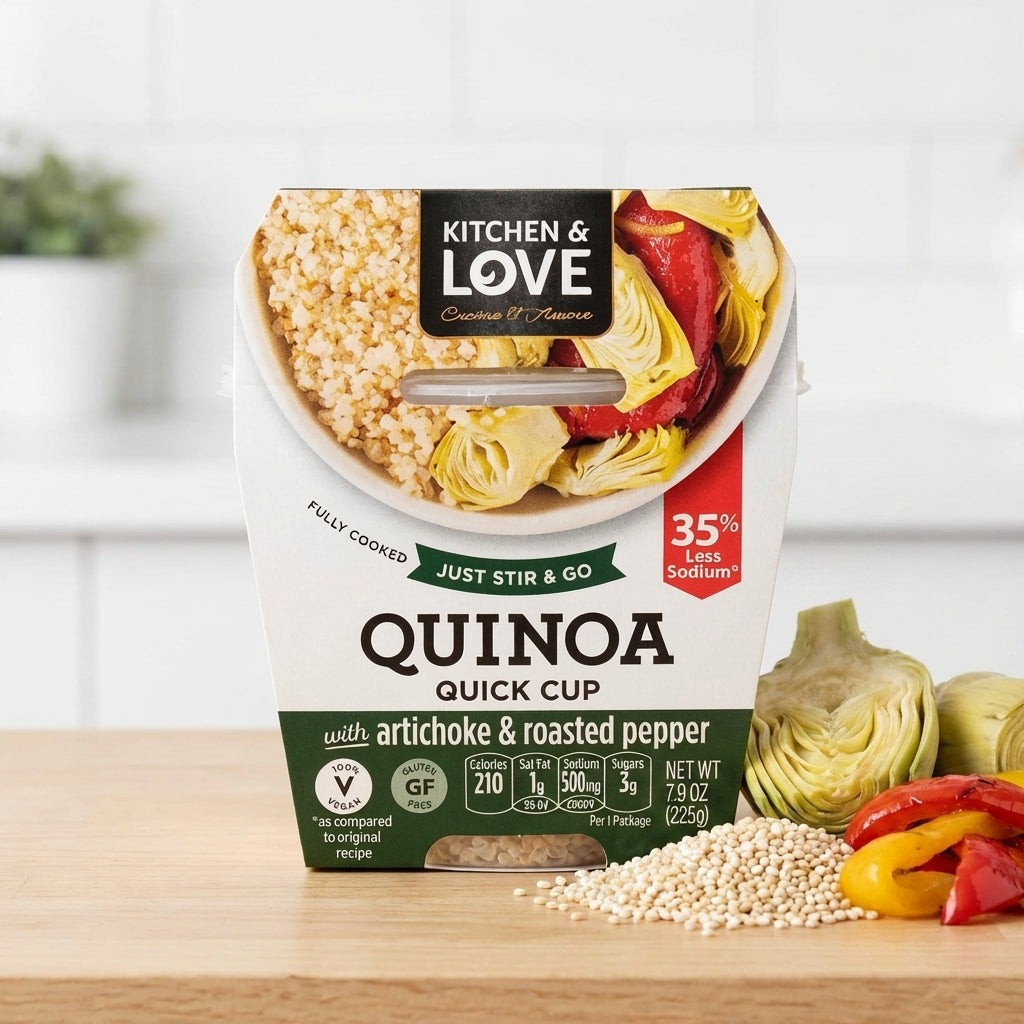 Artichoke & Roasted Pepper Quinoa Quick Cup (6 Pack)